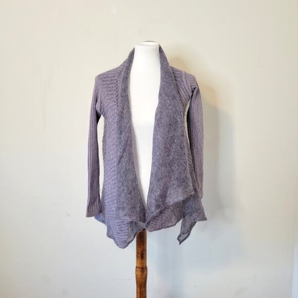 Roberto Collina Open Front Mohair Bleans Cardigan - Picture 2 of 6
